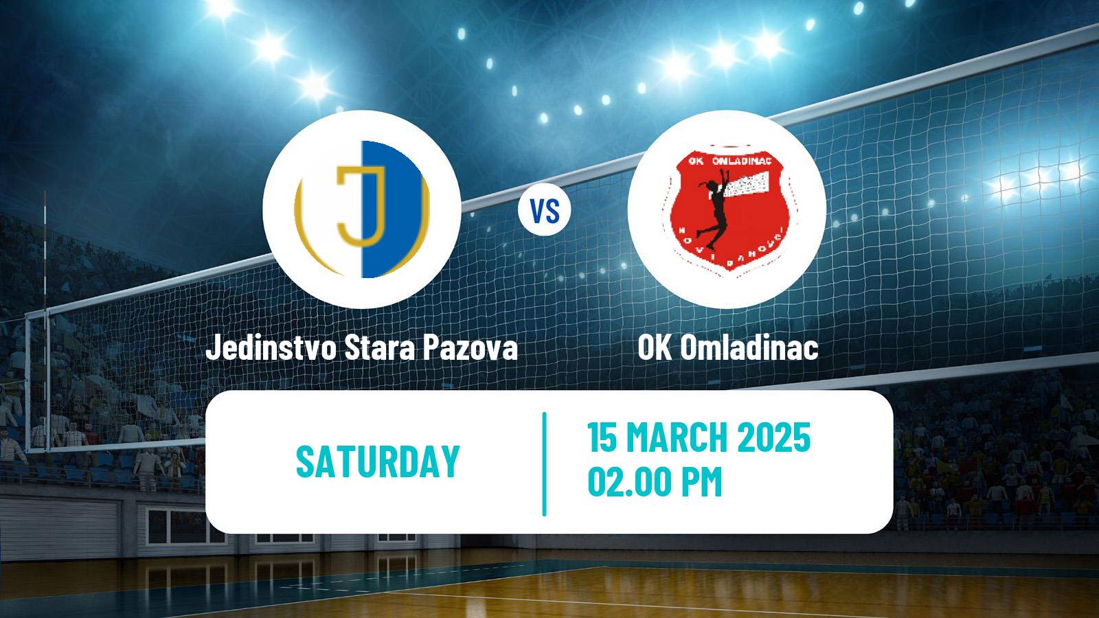 Volleyball Serbian Liga Volleyball Women Jedinstvo Stara Pazova - Omladinac