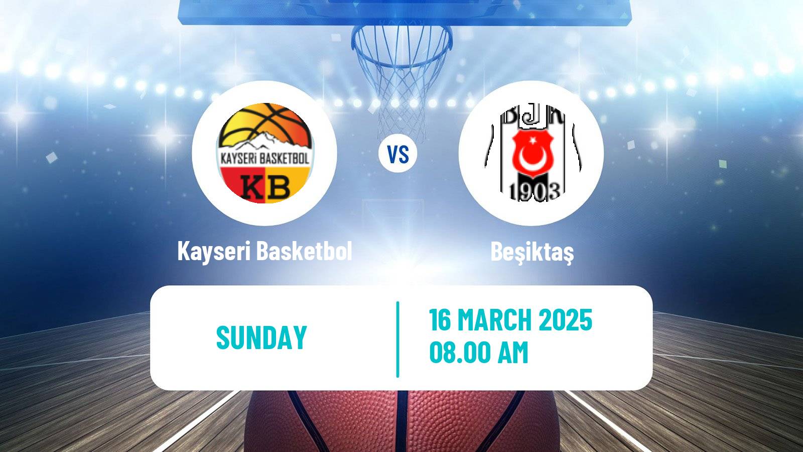 Basketball Turkish Basketball League Women Kayseri Basketbol - Beşiktaş