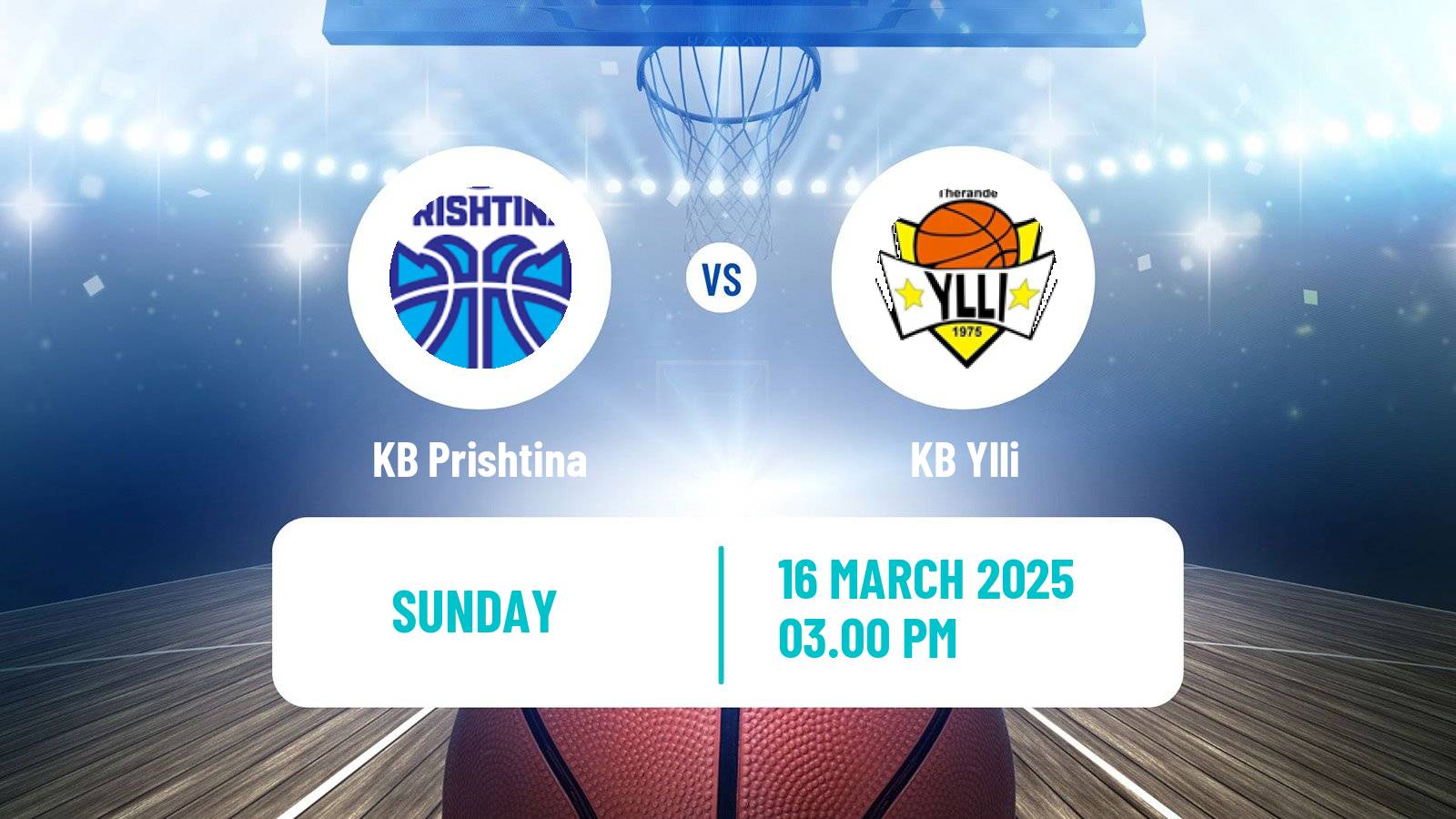 Basketball Kosovo Superliga Basketball Prishtina - Ylli