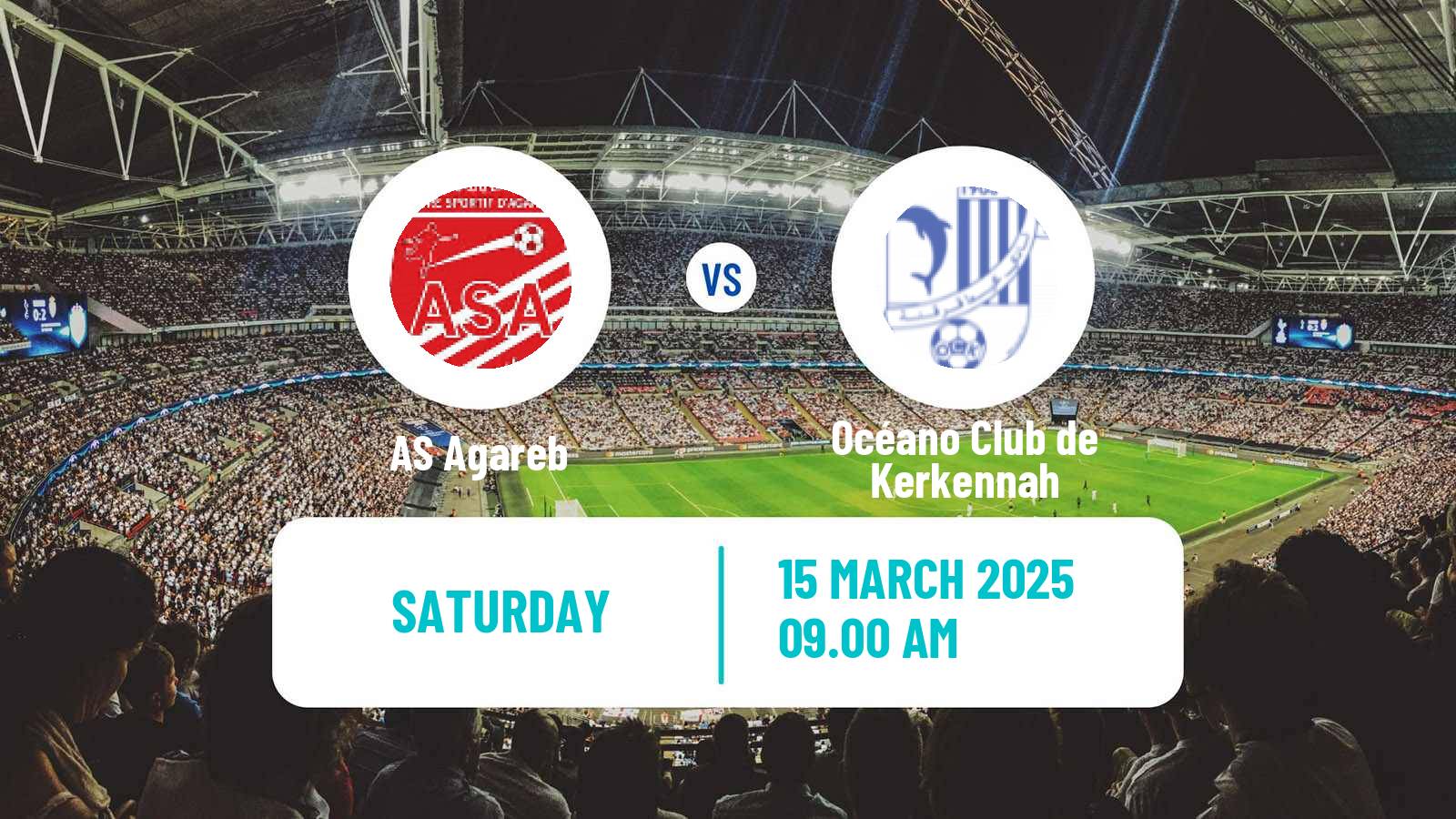 Soccer Tunisian Ligue 2 Agareb - Océano Club de Kerkennah