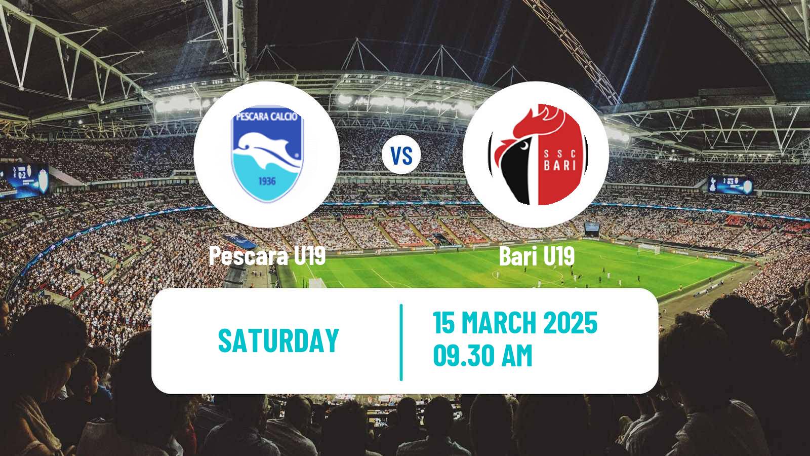 Football Italian Primavera 2 Pescara U19 - Bari U19