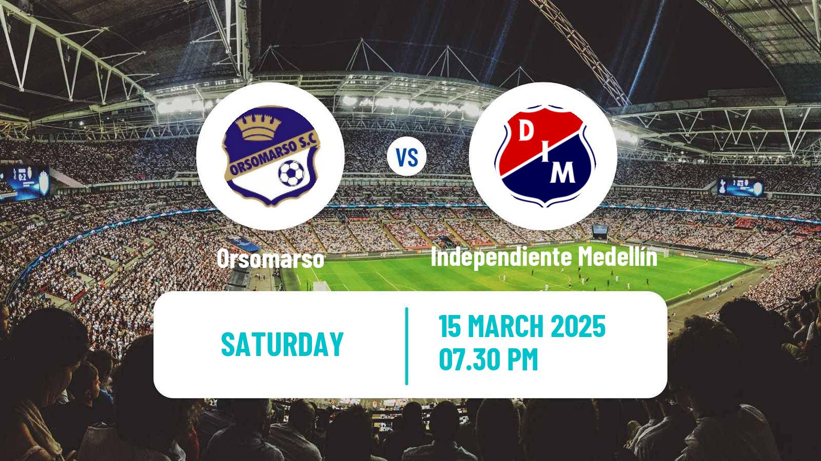 Soccer Colombian Liga Women Orsomarso - Independiente Medellín