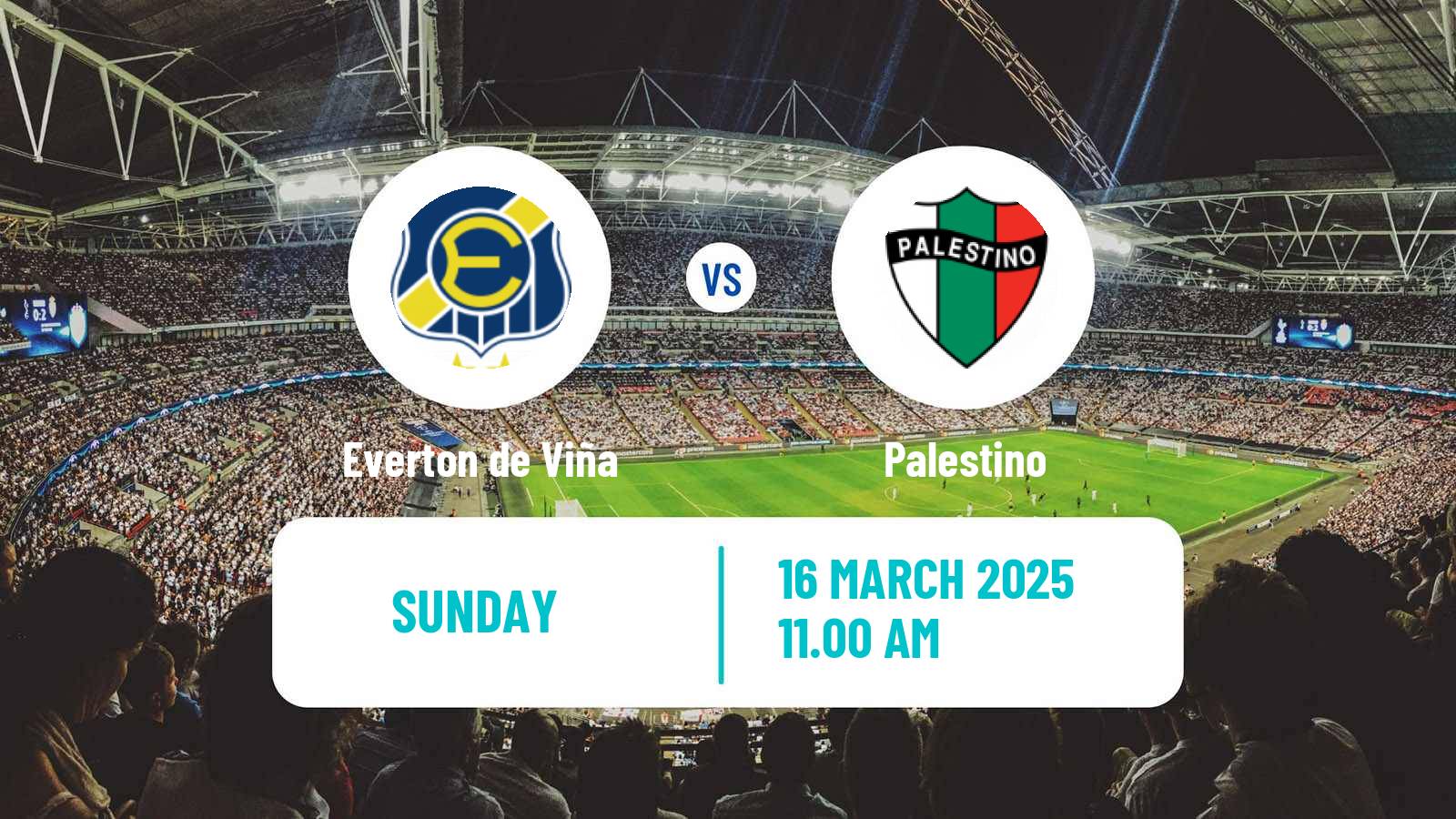 Soccer Chilean Primera Division Women Everton de Viña - Palestino