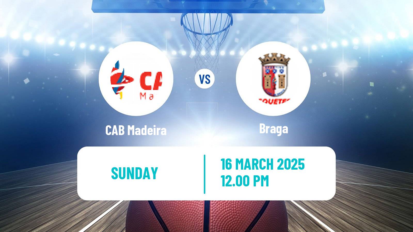 Basketball Portuguese Proliga Basketball Madeira - Braga