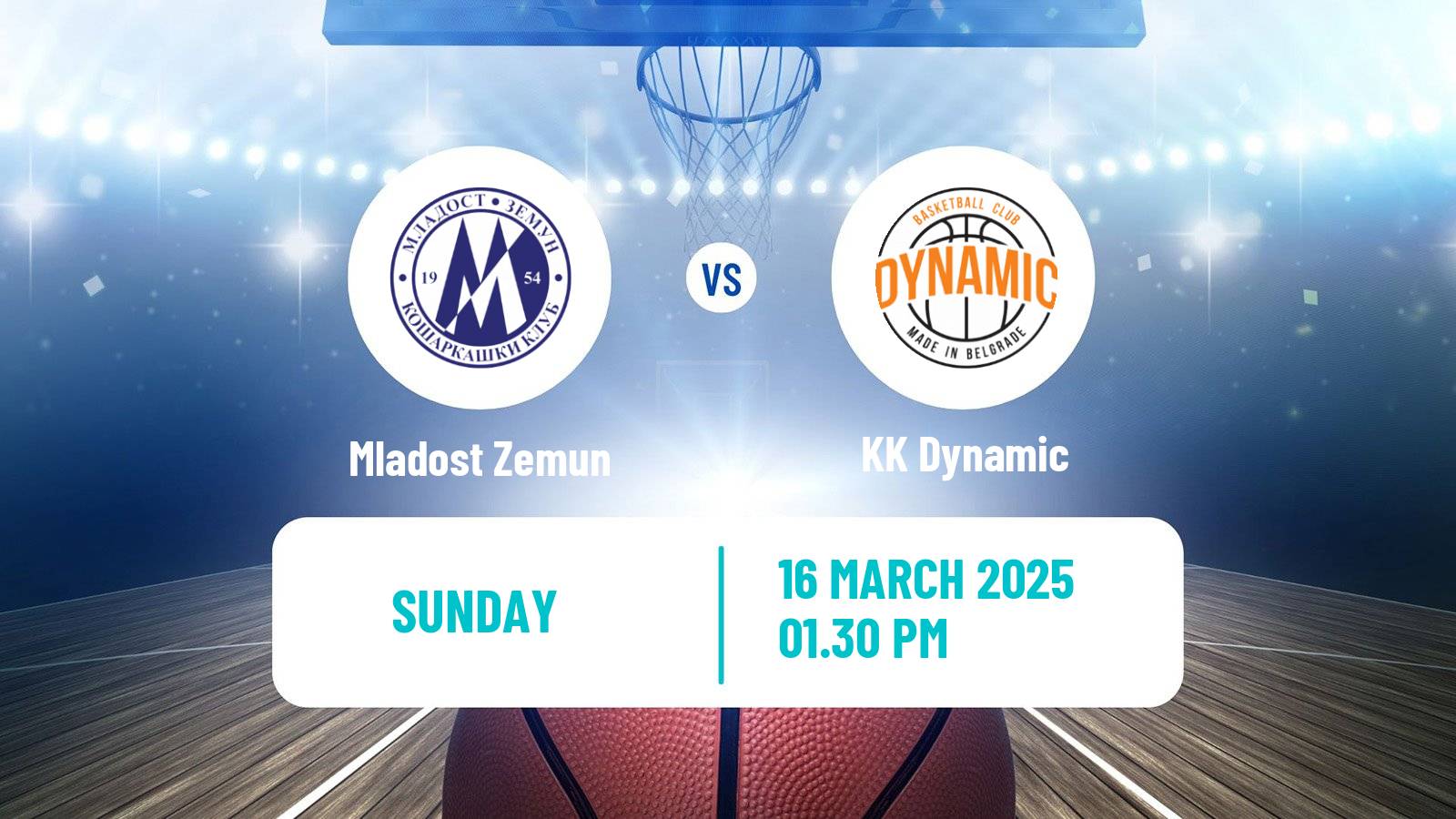 Basketball Serbian First League Basketball Mladost Zemun - Dynamic