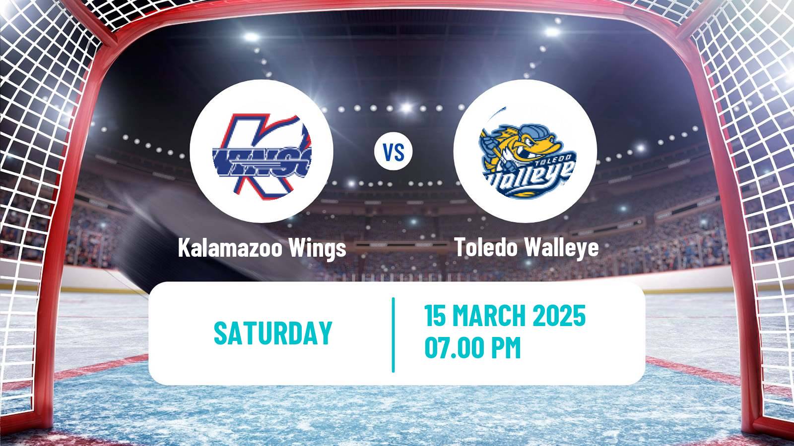 Hockey ECHL Kalamazoo Wings - Toledo Walleye