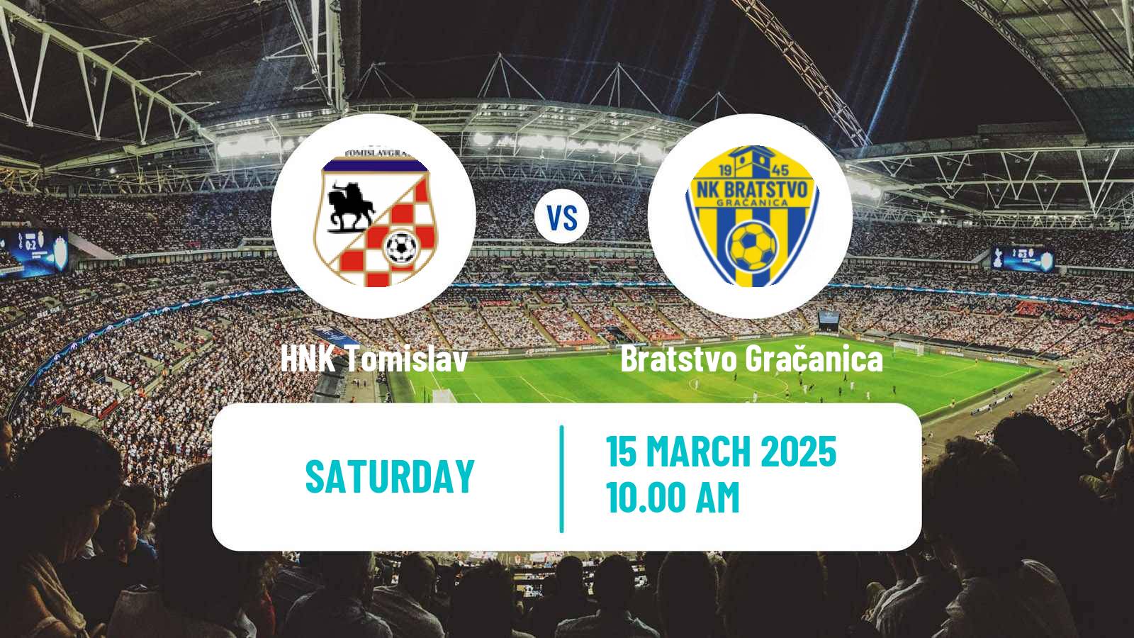 Soccer Bosnian Prva Liga FBiH Tomislav - Bratstvo Gračanica