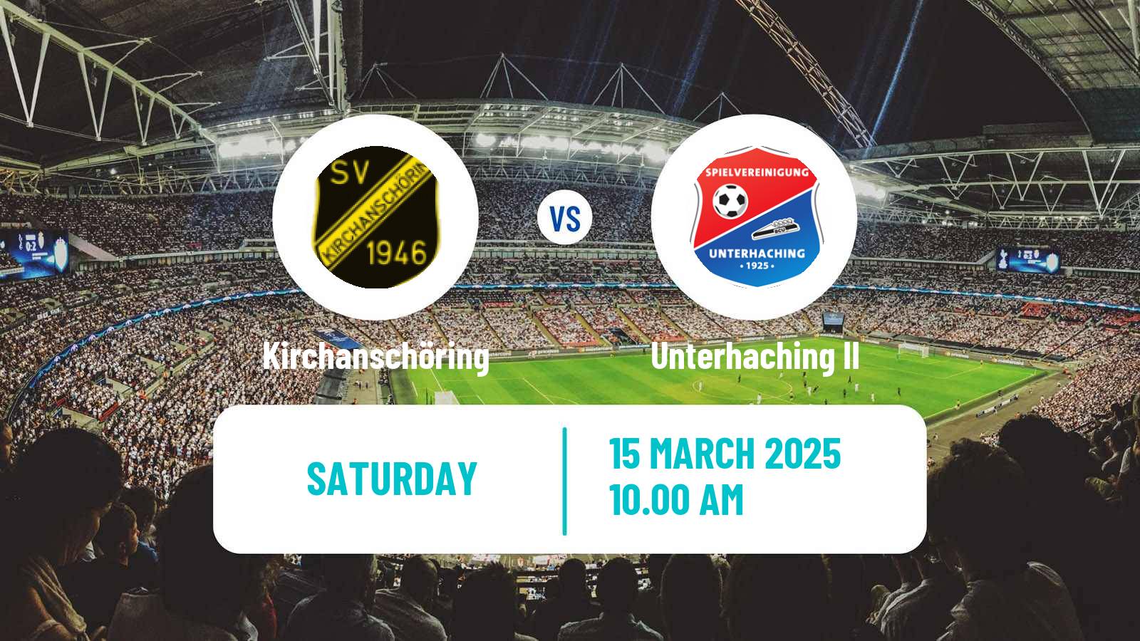 Soccer German Oberliga Bayern Süd Kirchanschöring - Unterhaching II