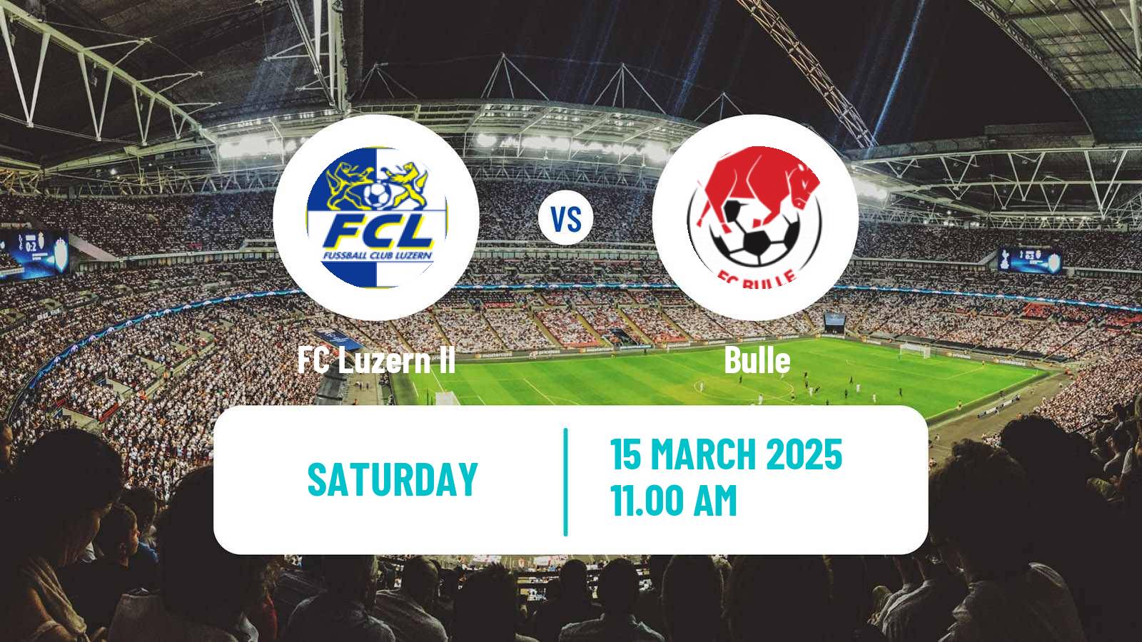Soccer Swiss Promotion League Luzern II - Bulle