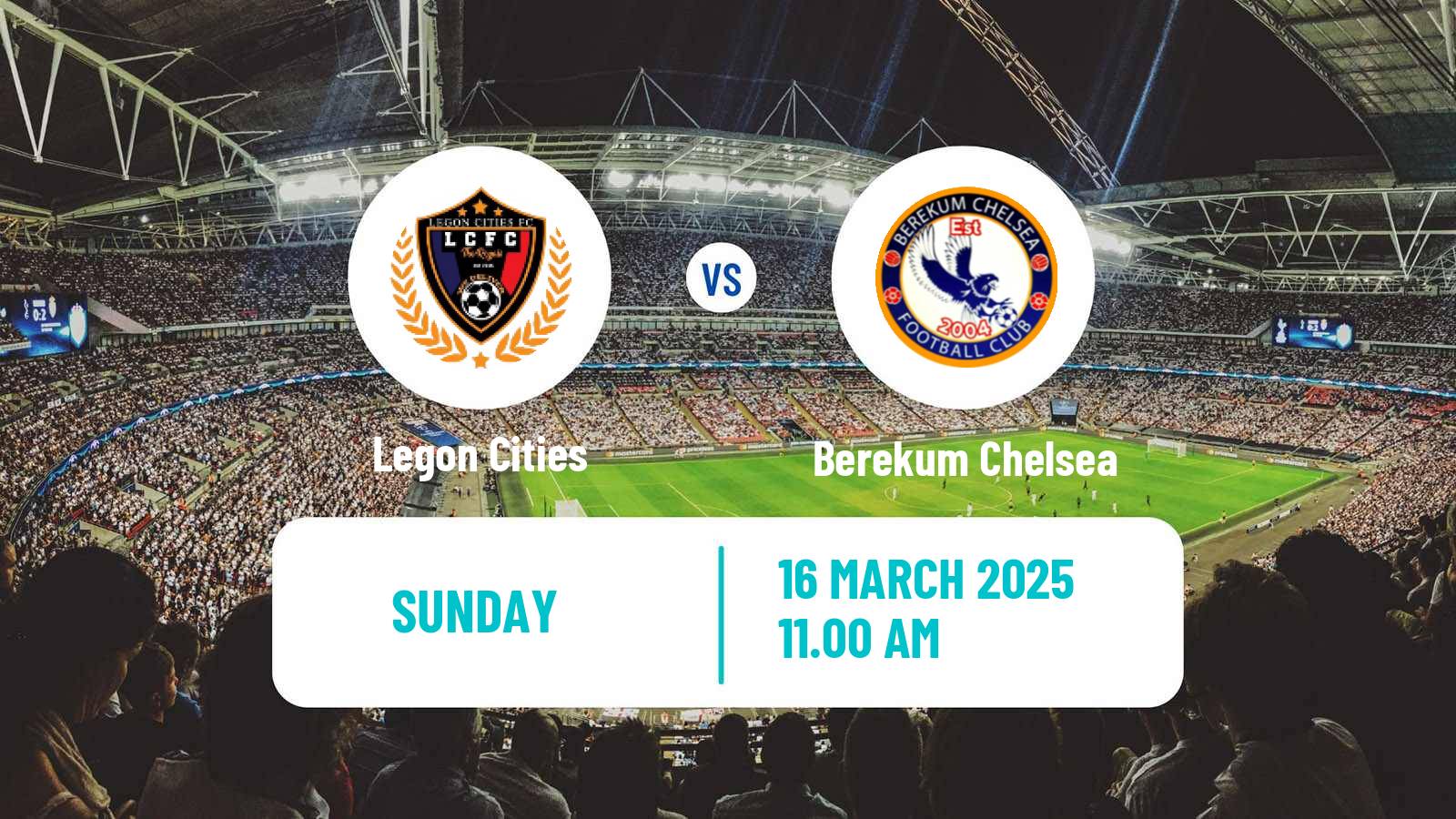 Soccer Ghanaian Premier League Legon Cities - Berekum Chelsea