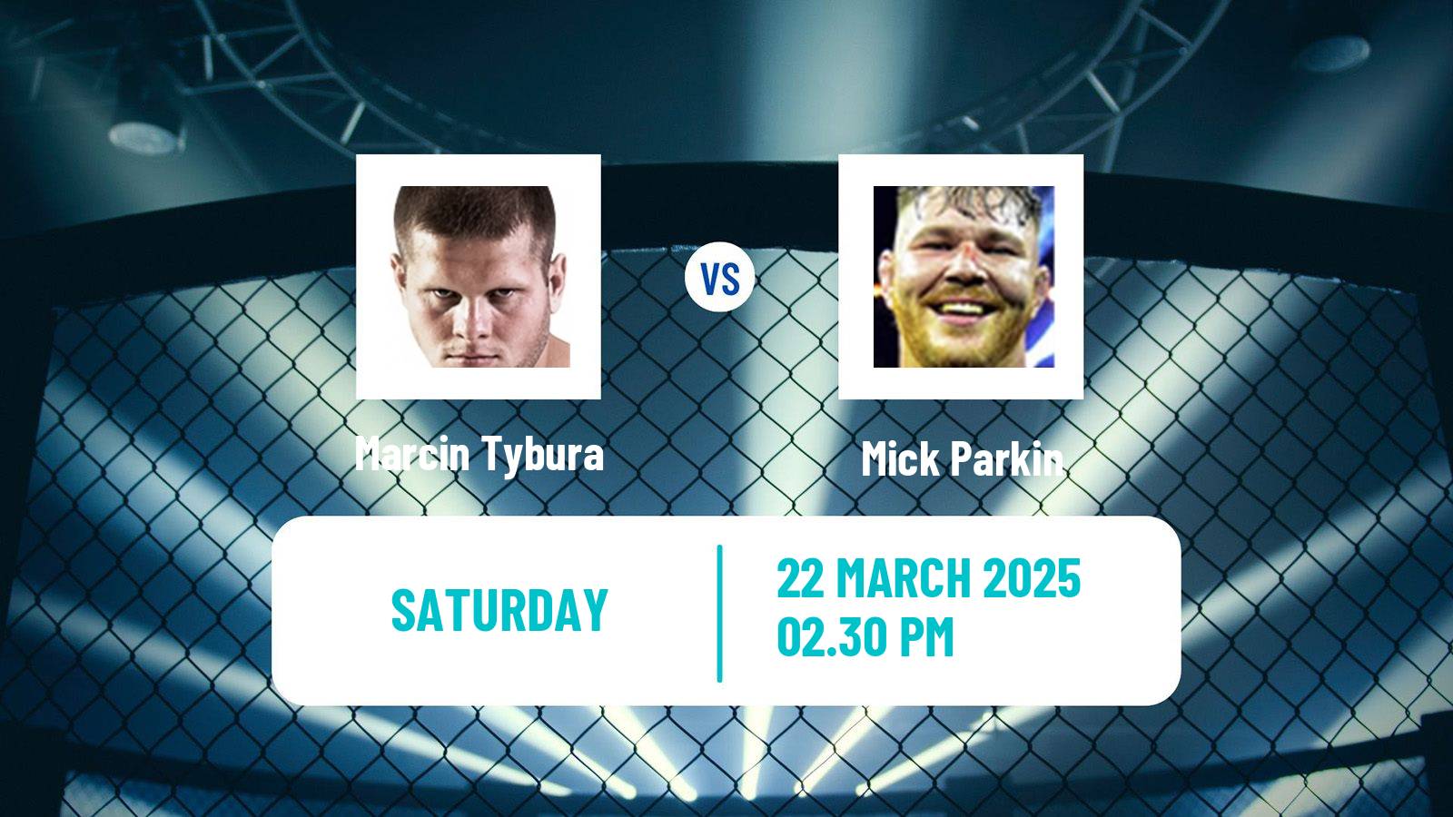 MMA Heavyweight UFC Men Marcin Tybura - Mick Parkin