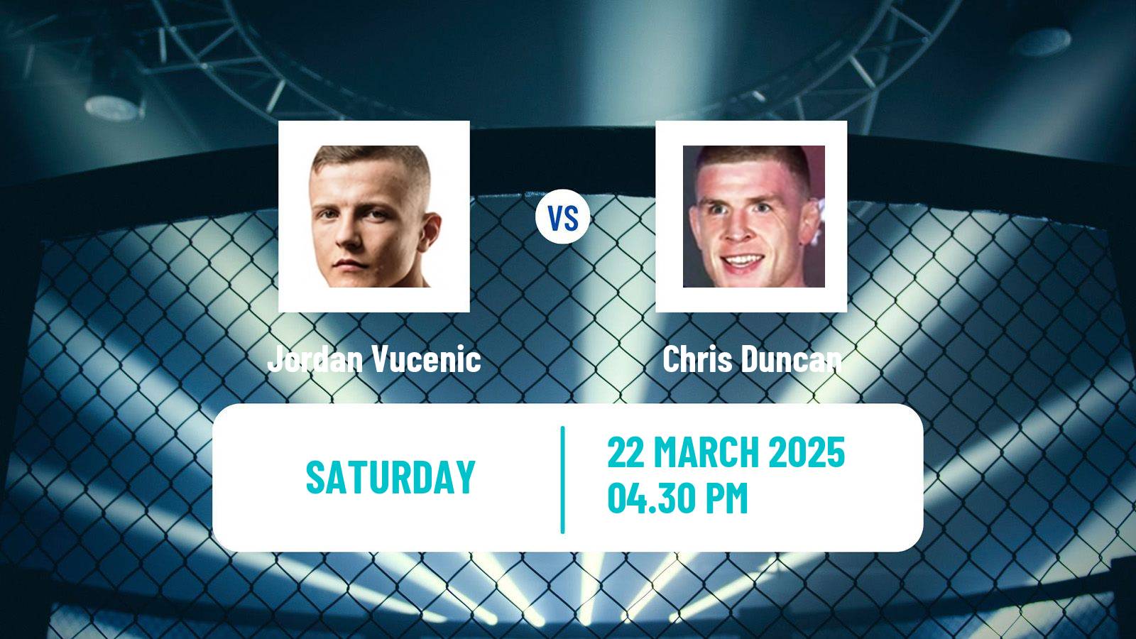 MMA Lightweight UFC Men Jordan Vucenic - Chris Duncan
