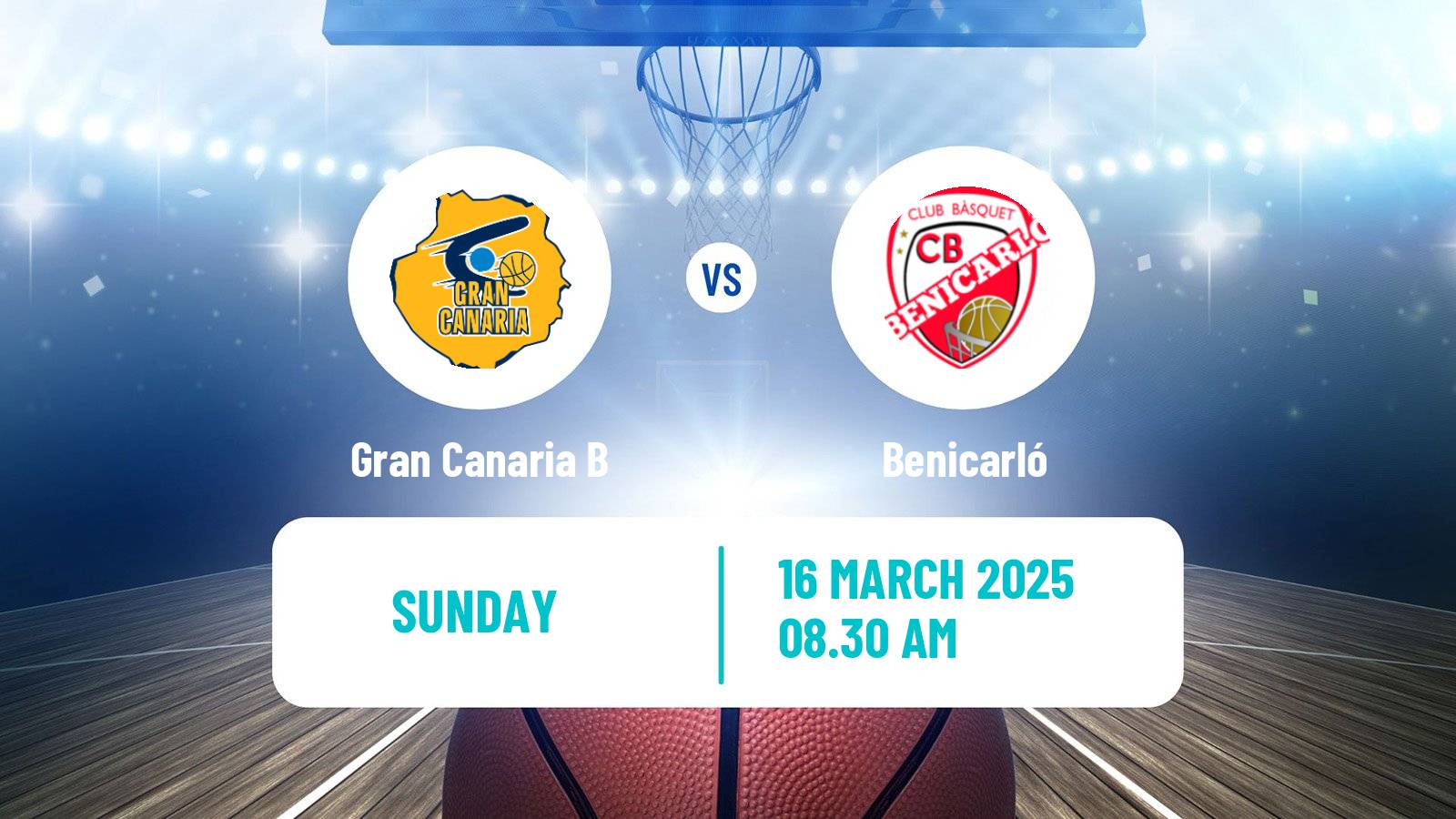 Basketball Spanish LEB Plata Gran Canaria B - Benicarló