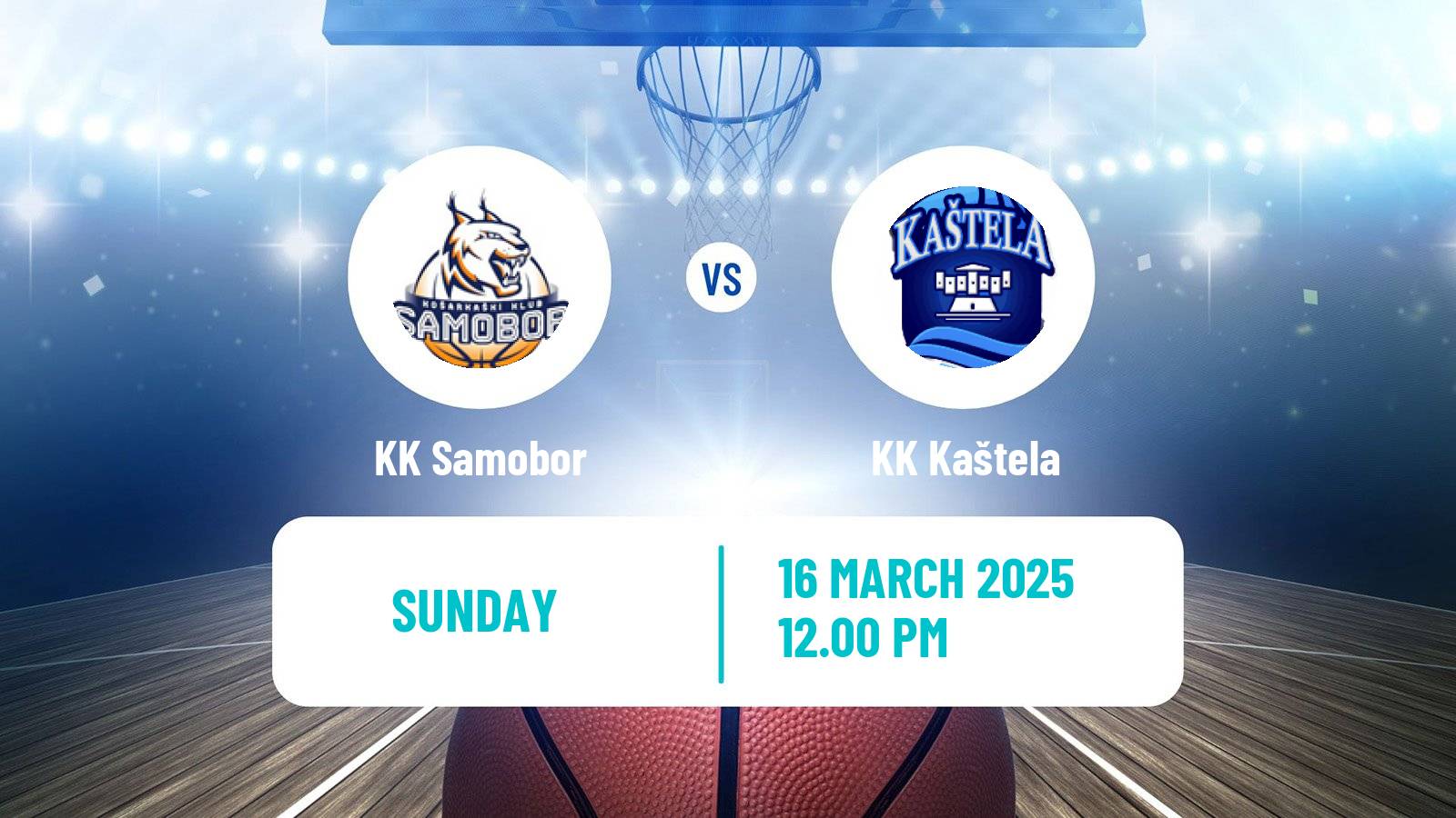 Basketball Croatian Prva Liga Basketball Samobor - Kaštela