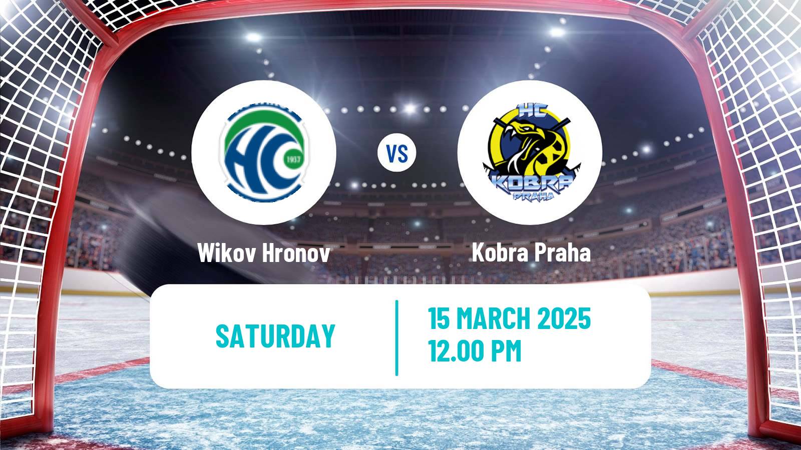 Hockey Czech 2 Liga Hockey East Wikov Hronov - Kobra Praha