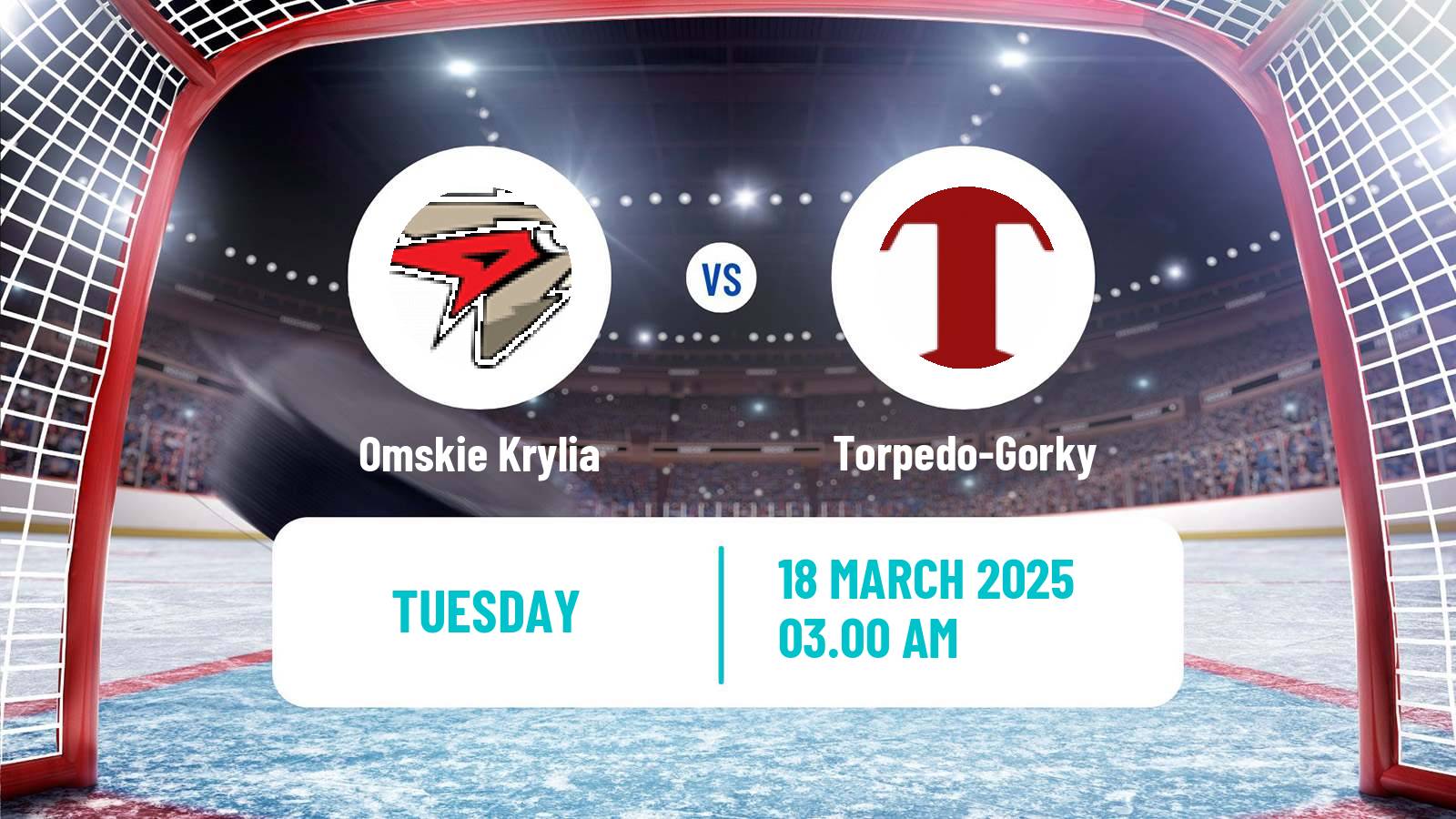 Hockey VHL Omskie Krylia - Torpedo-Gorky