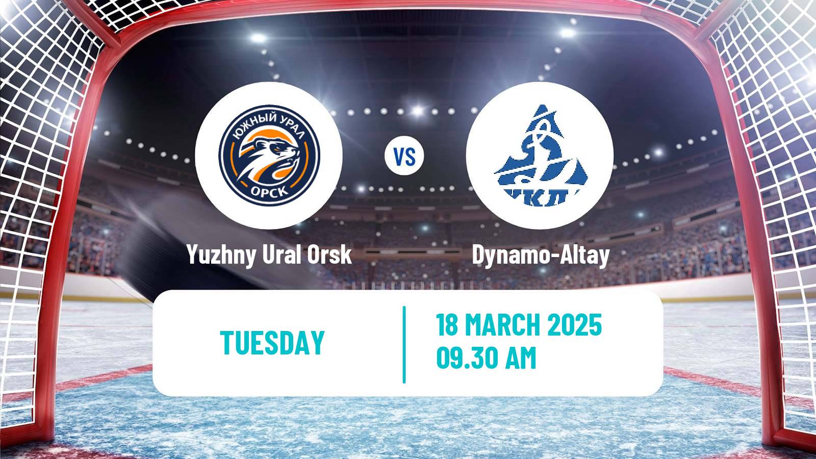 Hockey VHL Yuzhny Ural Orsk - Dynamo-Altay