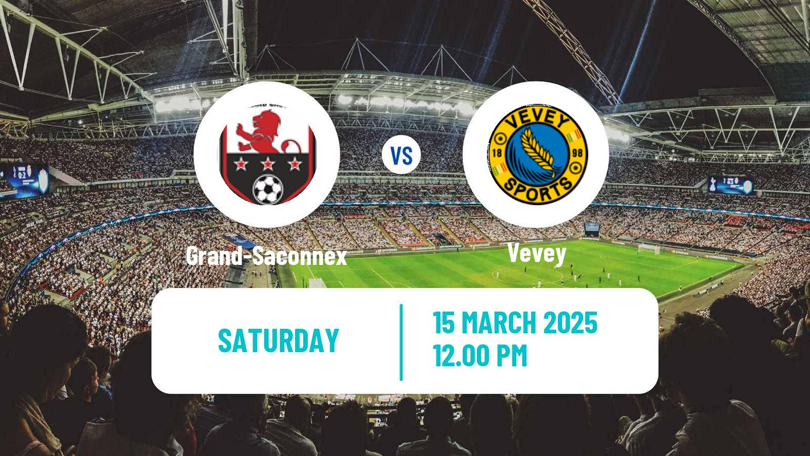 Soccer Swiss Promotion League Grand-Saconnex - Vevey
