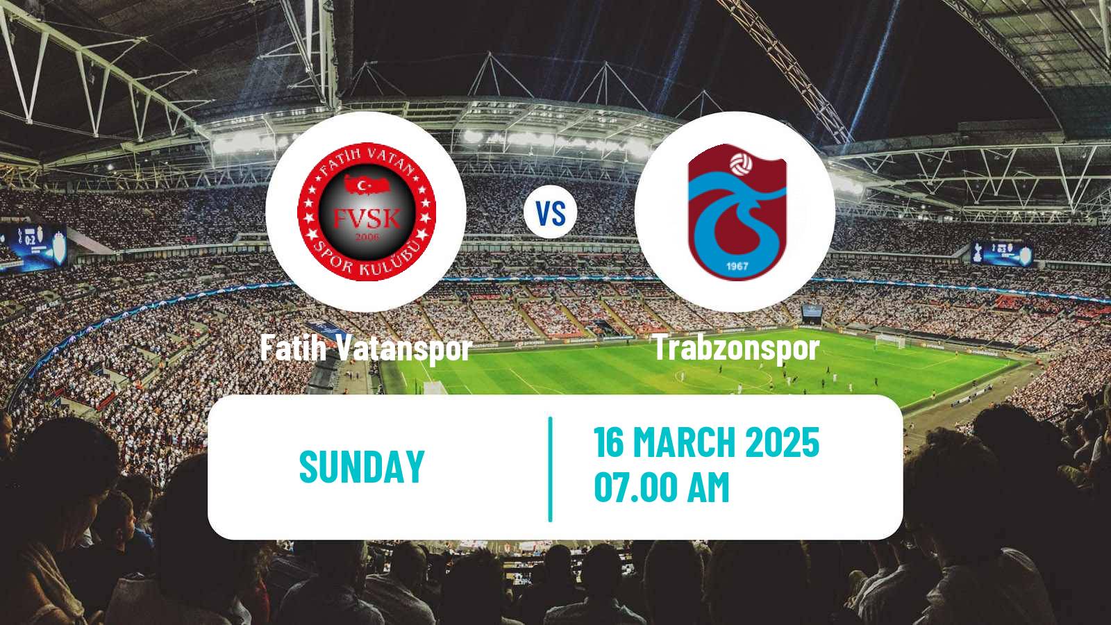 Soccer Turkish Super Lig Women Fatih Vatanspor - Trabzonspor