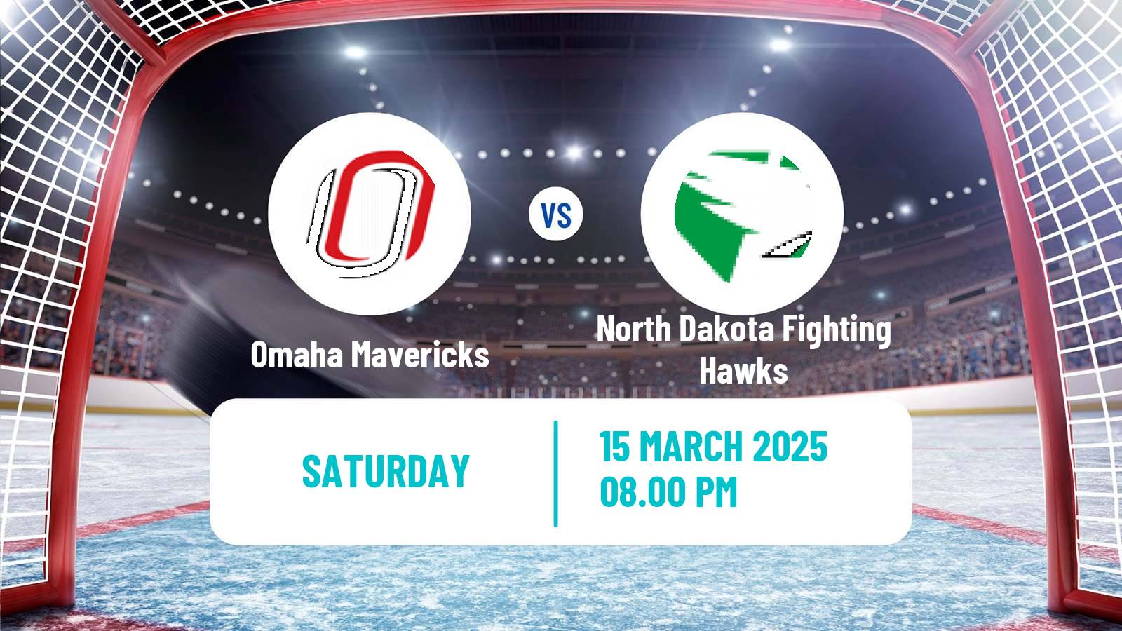 Hockey NCAA Hockey Omaha Mavericks - North Dakota Fighting Hawks