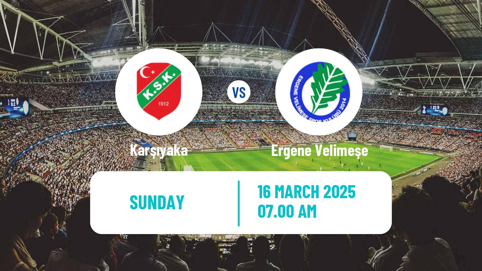 Soccer Turkish 3 Lig Group 1 Karşıyaka - Ergene Velimeşe
