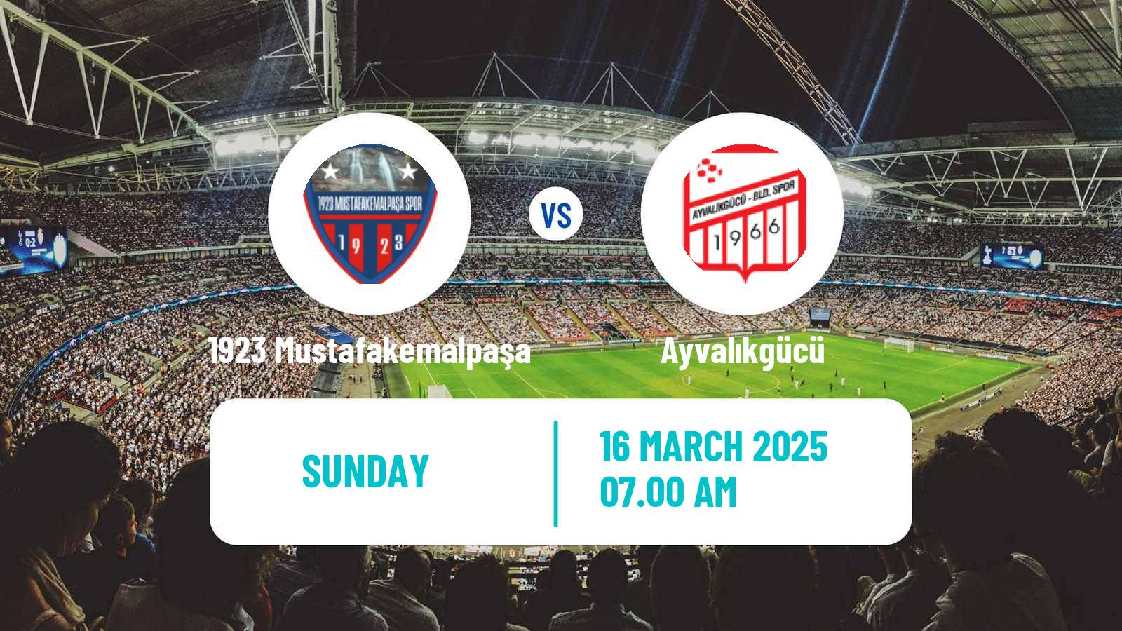 Soccer Turkish 3 Lig Group 3 1923 Mustafakemalpaşa - Ayvalıkgücü