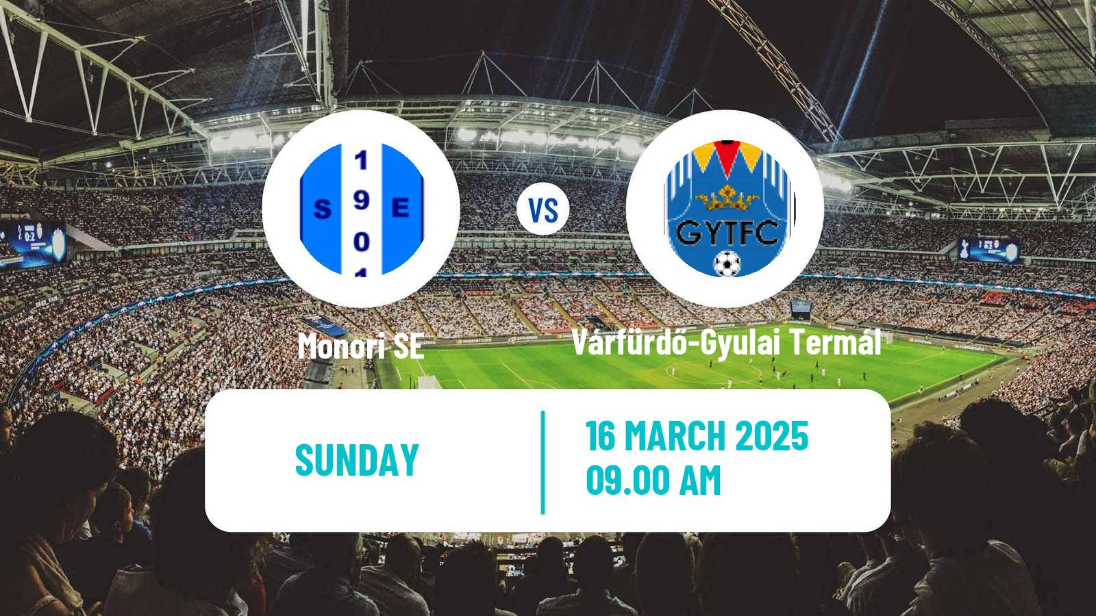 Soccer Hungarian NB III Southeast Monori - Várfürdő-Gyulai Termál