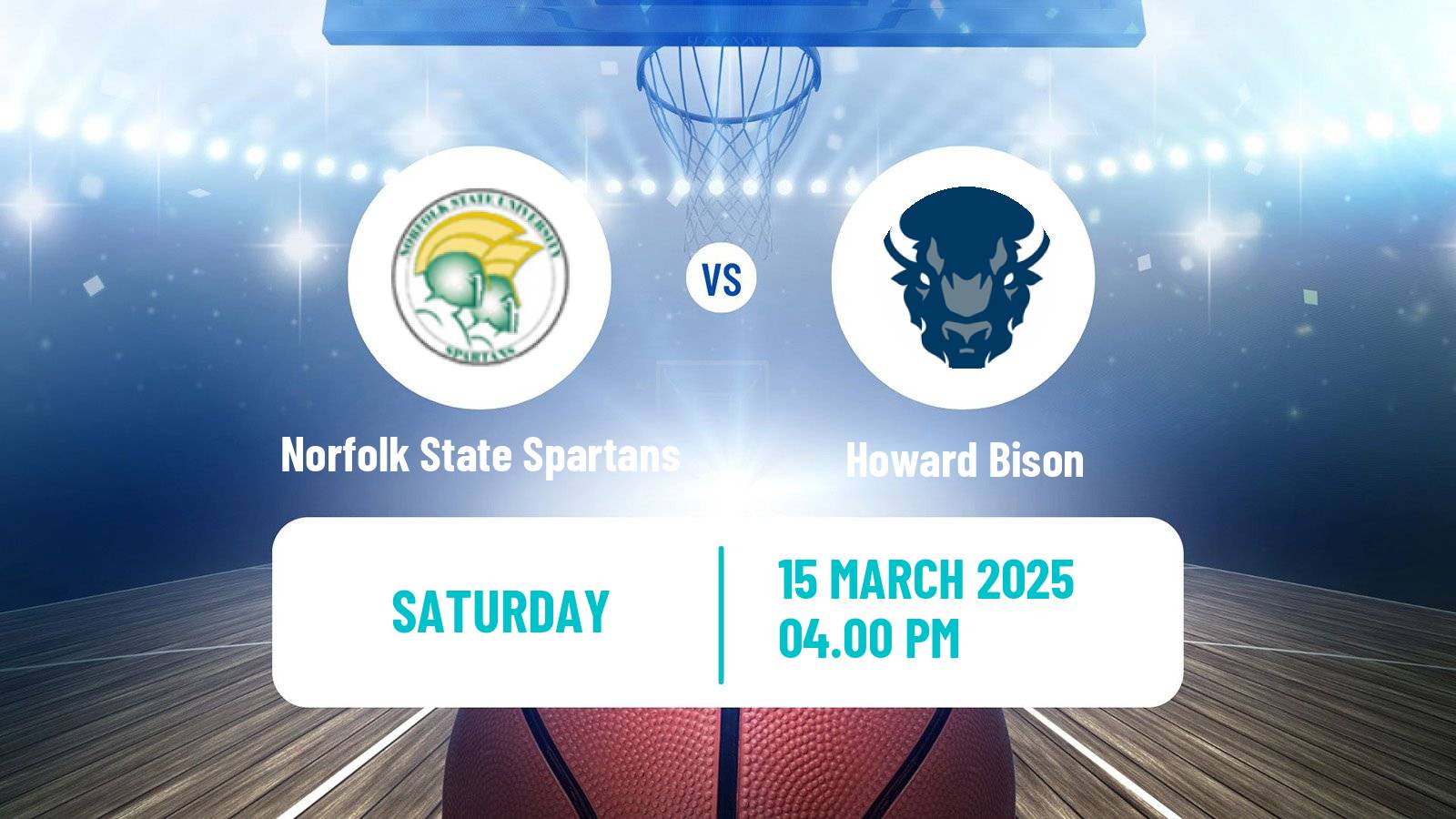 Basketball NCAA College Basketball Women Norfolk State Spartans - Howard Bison