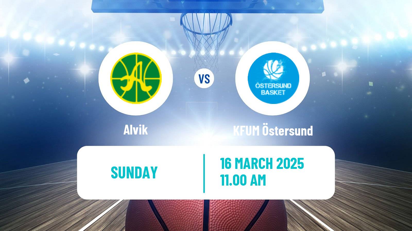 Basketball Swedish Basketligan Women Alvik - KFUM Östersund