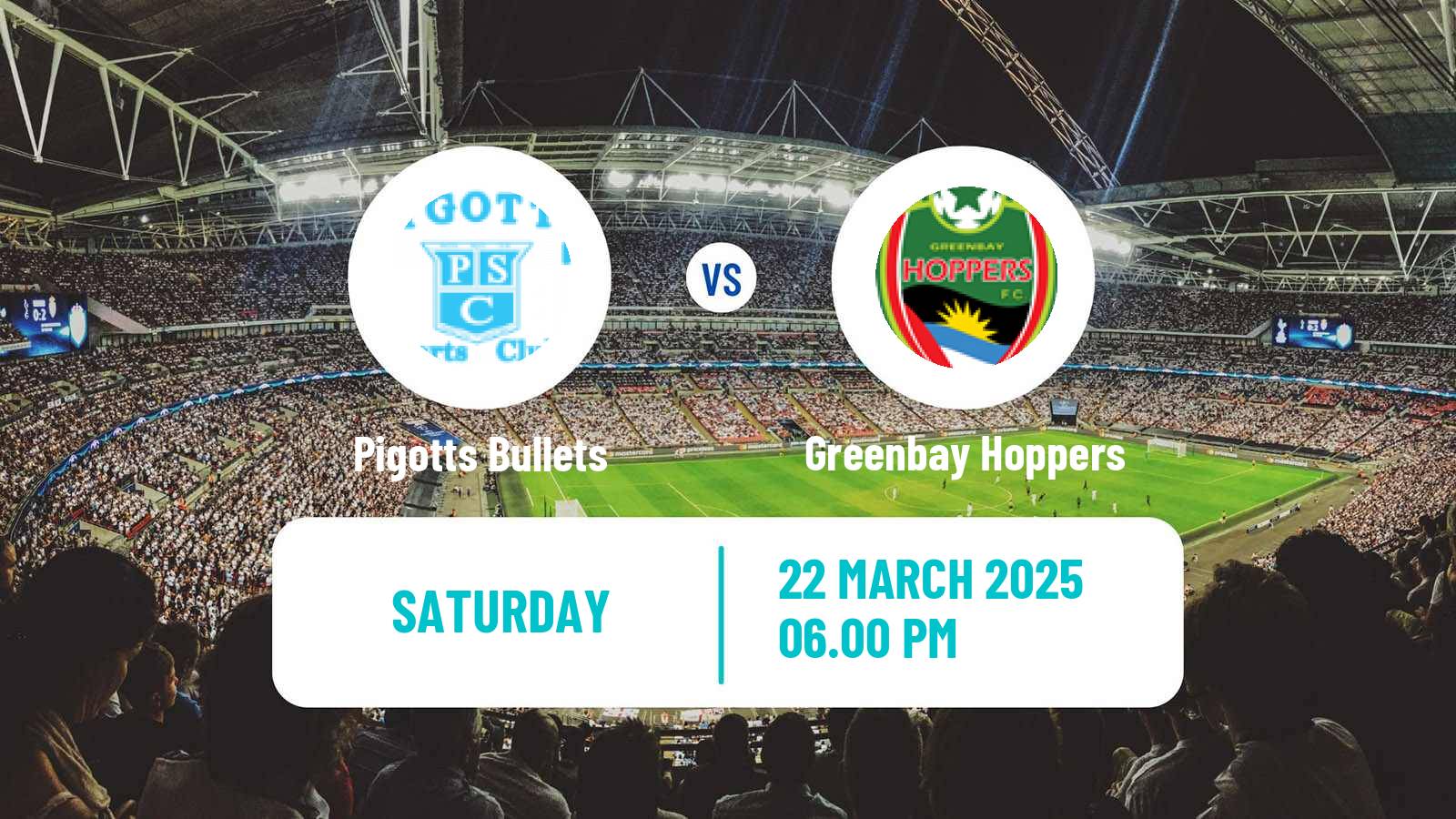 Soccer Antigua and Barbuda FA Premier League Pigotts Bullets - Greenbay Hoppers