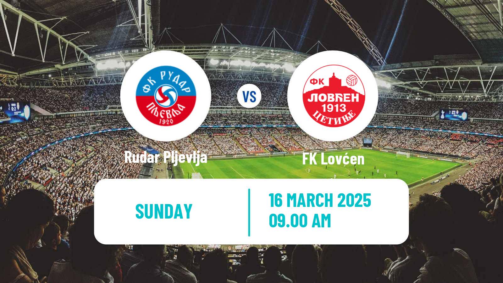 Soccer Montenegrin Druga Liga Rudar Pljevlja - Lovćen
