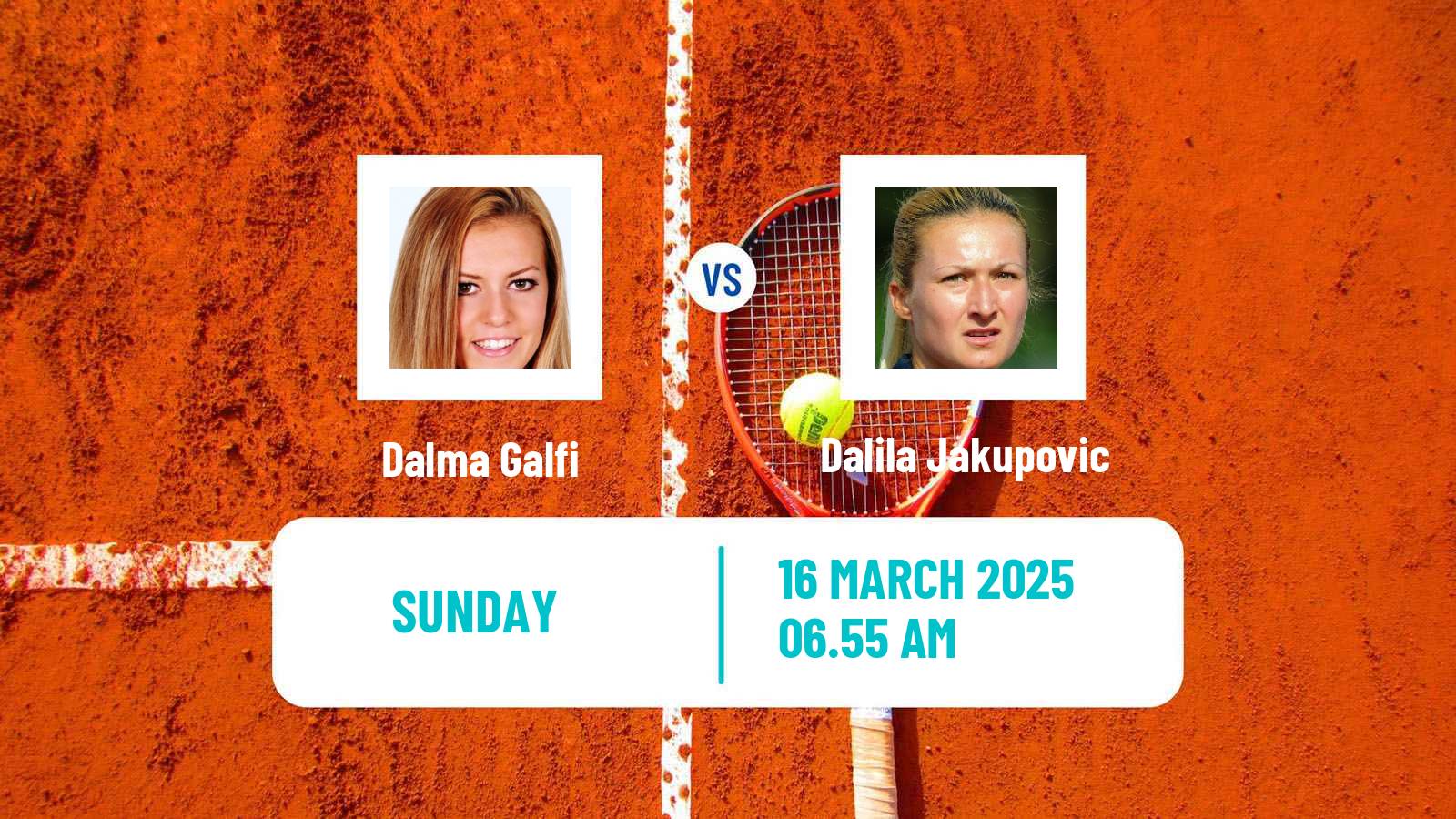 Tennis Antalya Challenger Women Dalma Galfi - Dalila Jakupovic