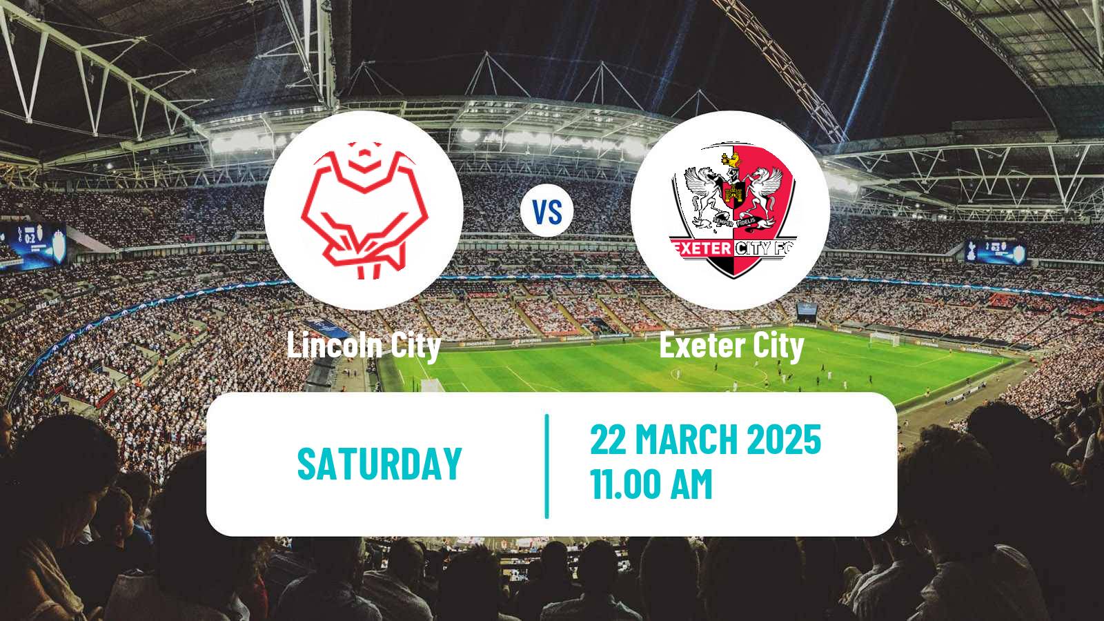 Soccer English League One Lincoln City - Exeter City