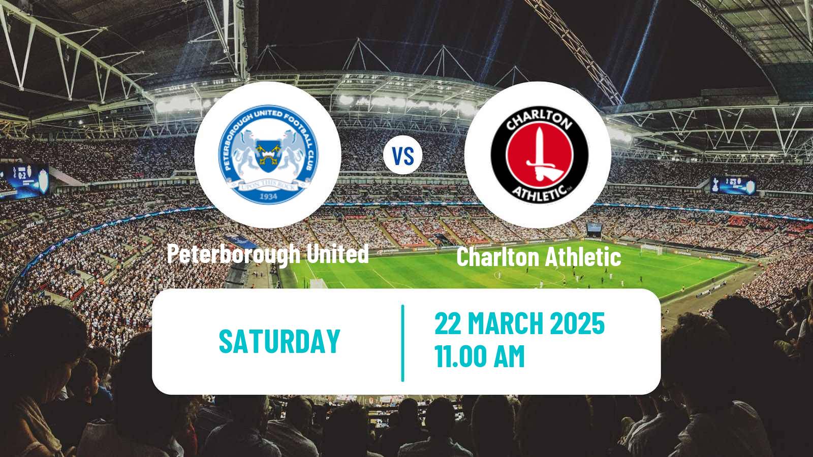 Soccer English League One Peterborough United - Charlton Athletic