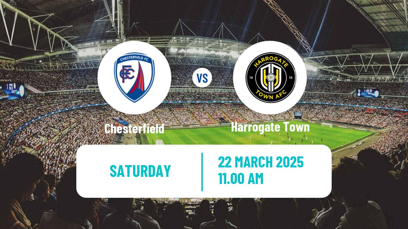 Football English League Two Chesterfield - Harrogate Town