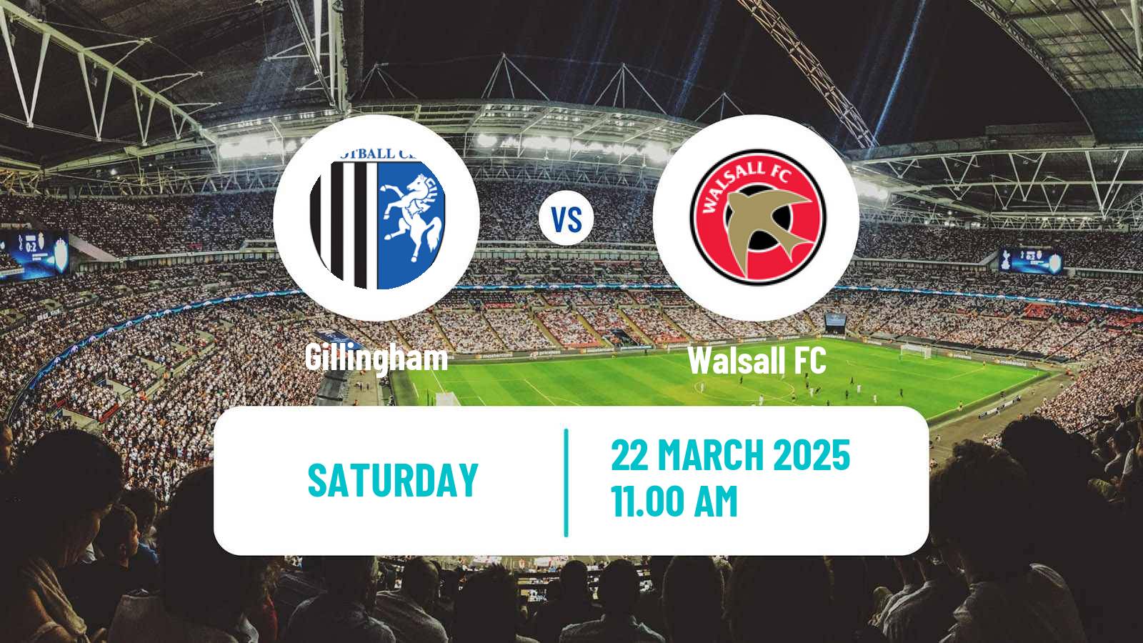 Soccer English League Two Gillingham - Walsall