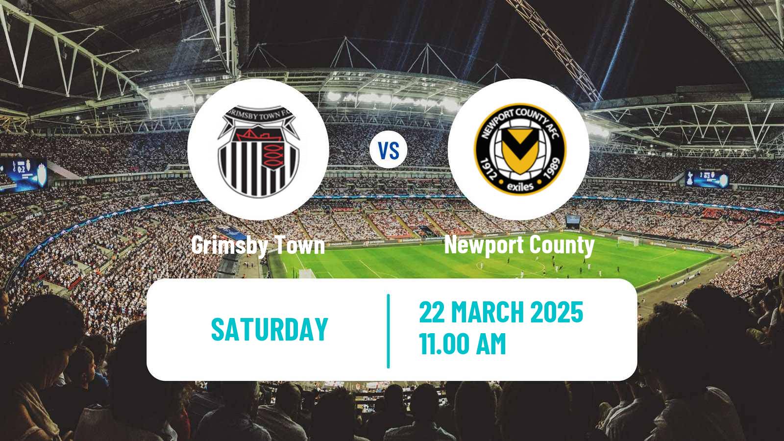 Soccer English League Two Grimsby Town - Newport County