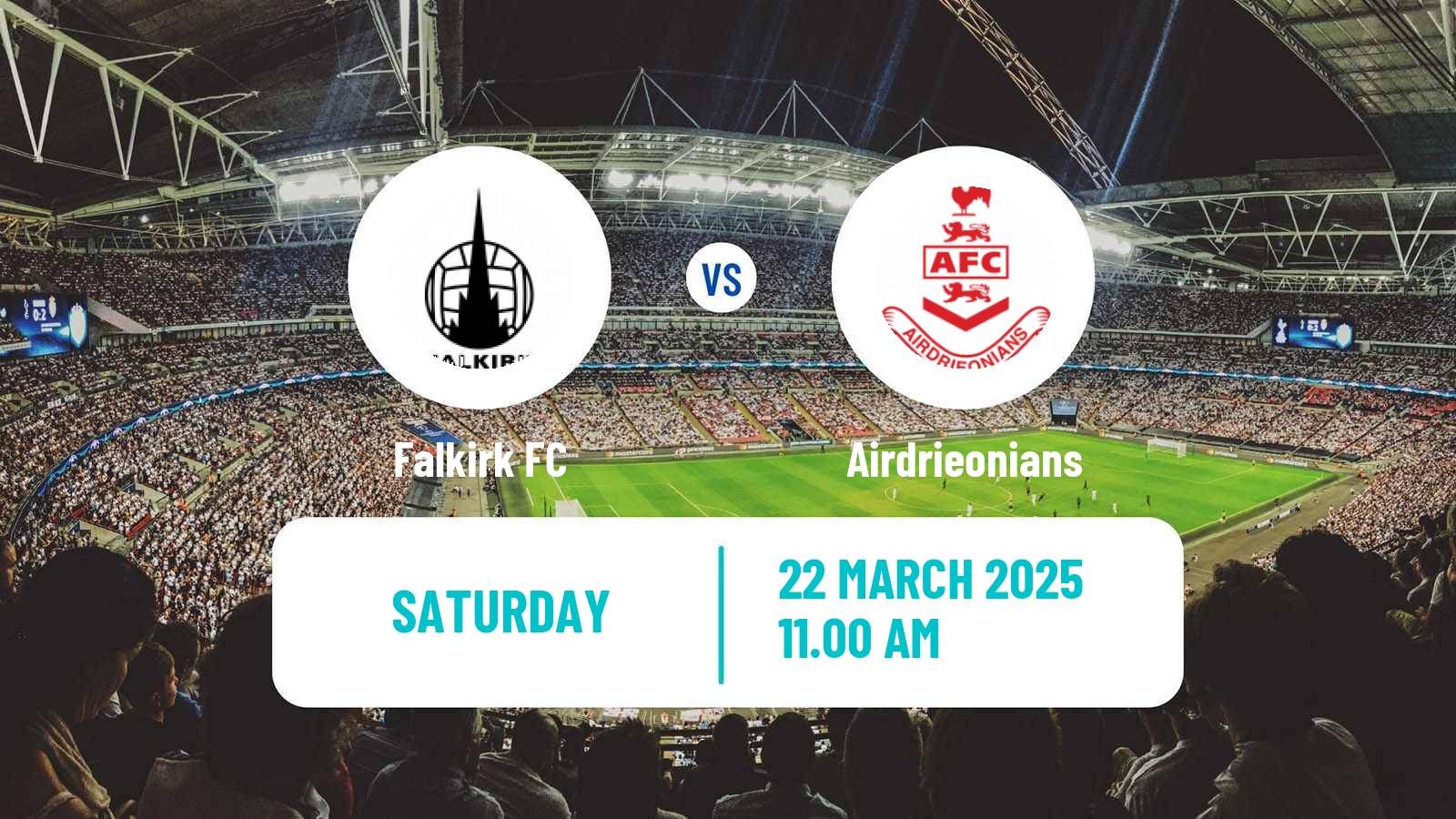 Soccer Scottish Football Championship Falkirk - Airdrieonians