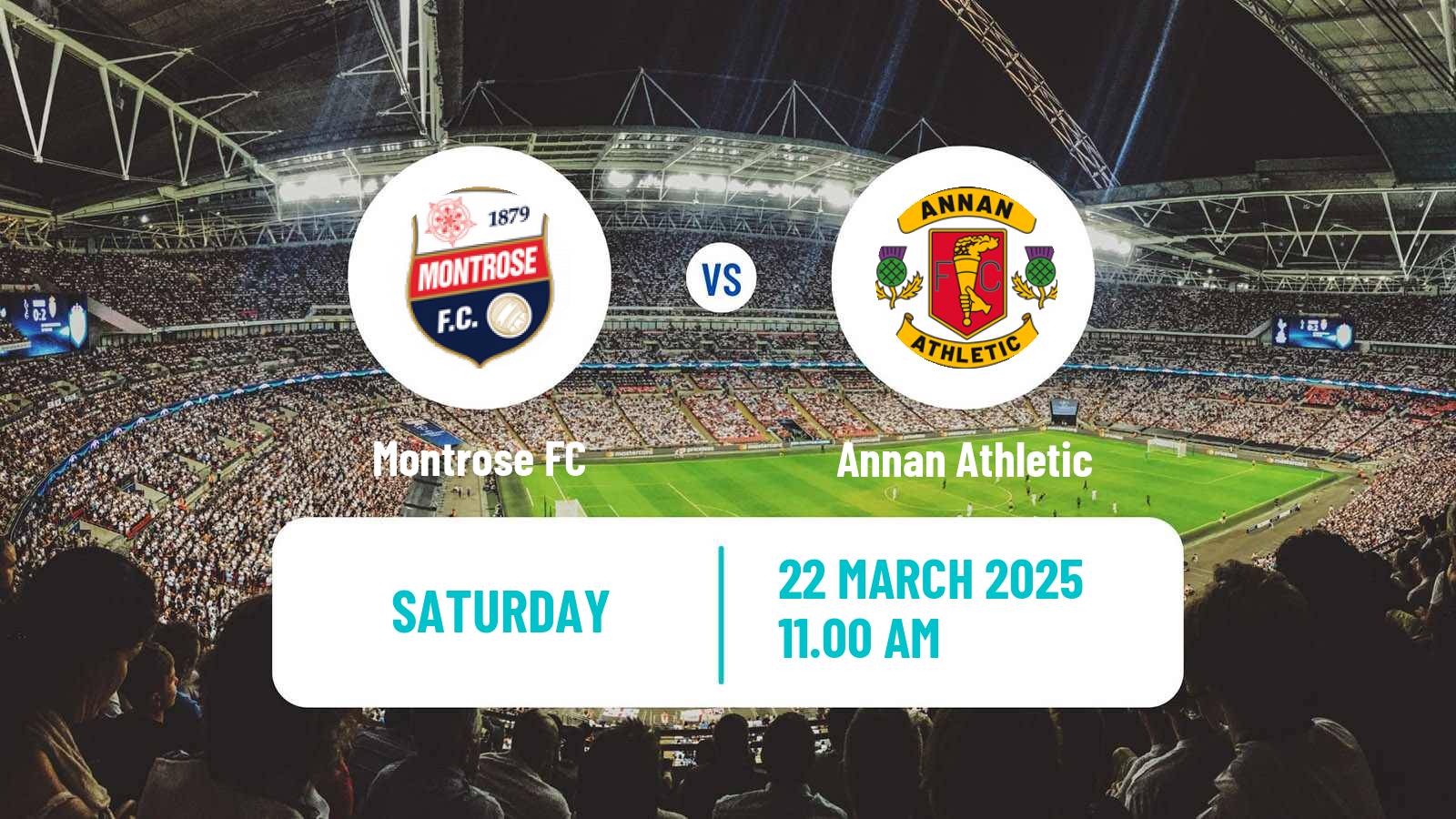Soccer Scottish League One Montrose - Annan Athletic