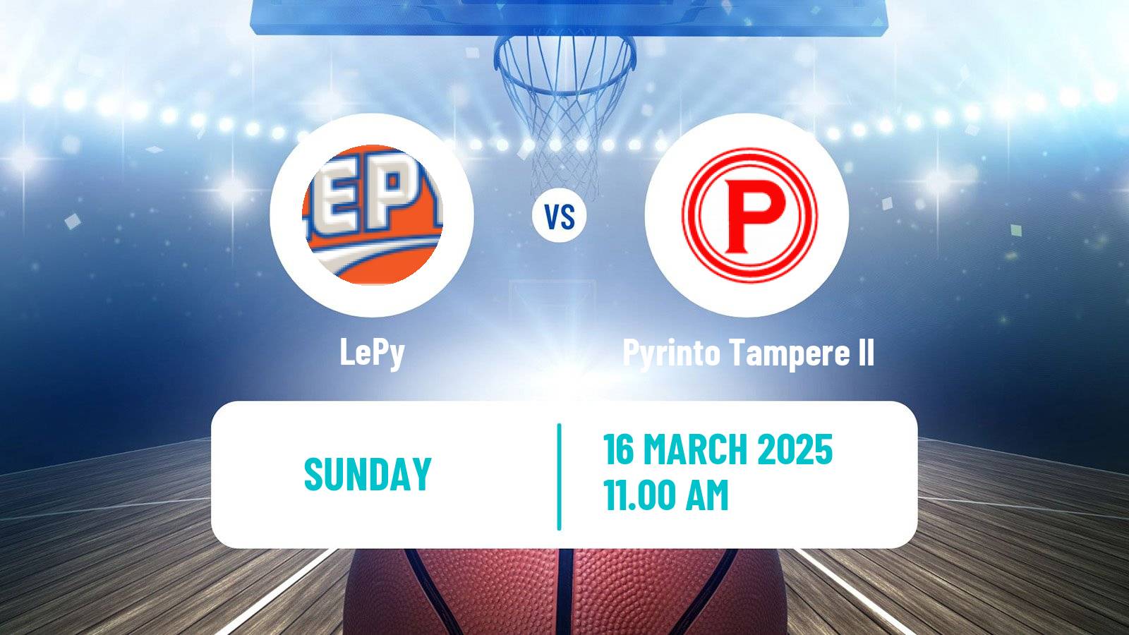 Basketball Finnish I Divisioona Basketball Women LePy - Pyrinto Tampere II