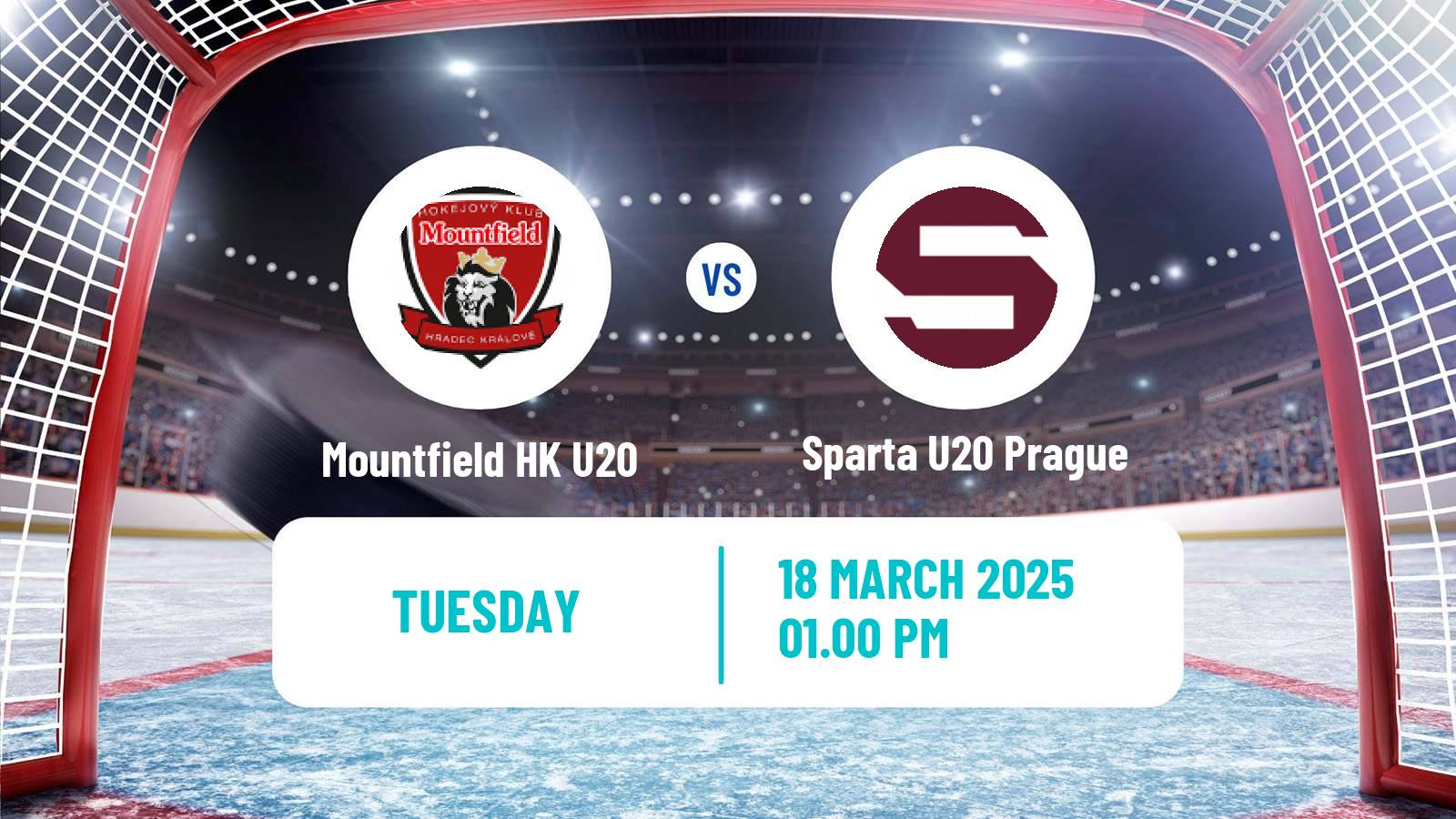 Hockey Czech ELJ Mountfield HK U20 - Sparta U20 Prague
