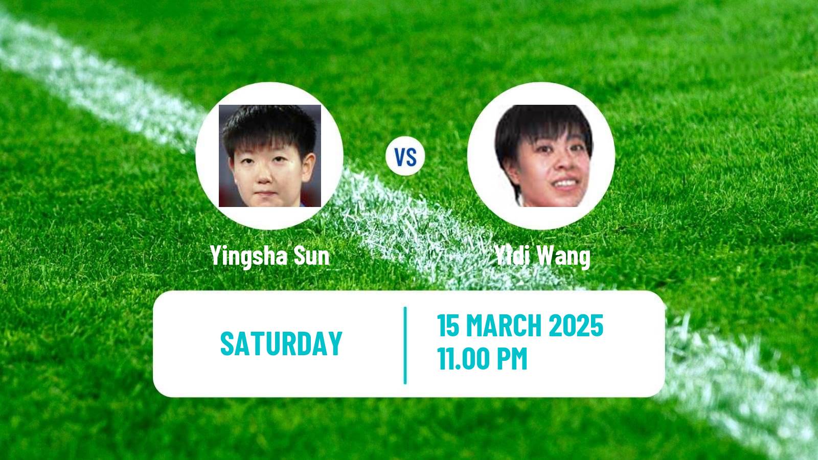 Table tennis Wtt Champions Chongqing Women Yingsha Sun - Yidi Wang