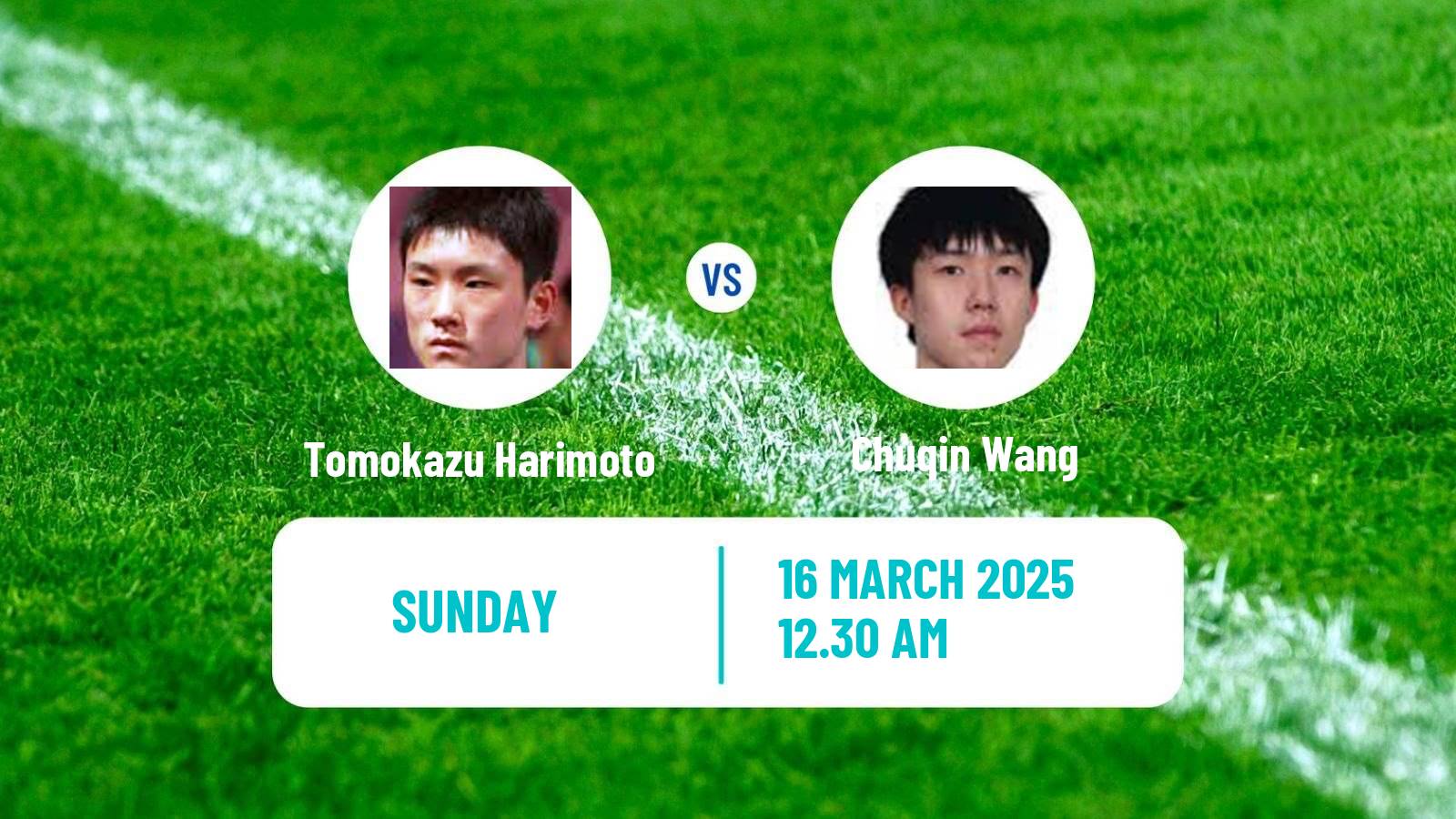 Table tennis Wtt Champions Chongqing Men Tomokazu Harimoto - Chuqin Wang