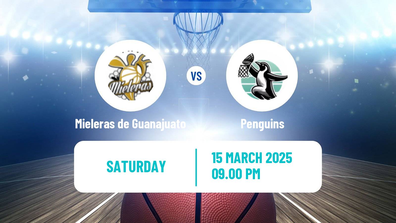 Basketball Mexican LMBPF Women Mieleras de Guanajuato - Penguins