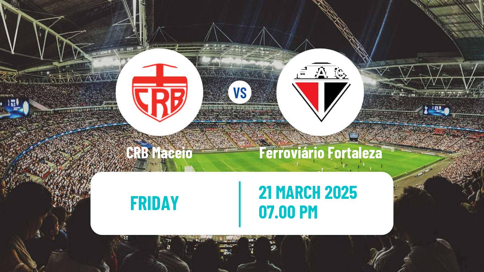 Soccer Brazilian Copa do Nordeste CRB Maceio - Ferroviário Fortaleza