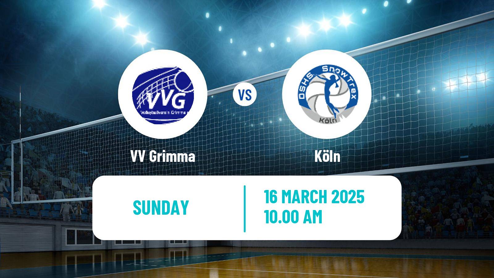 Volleyball German 2 Bundesliga Pro Volleyball Women Grimma - Köln