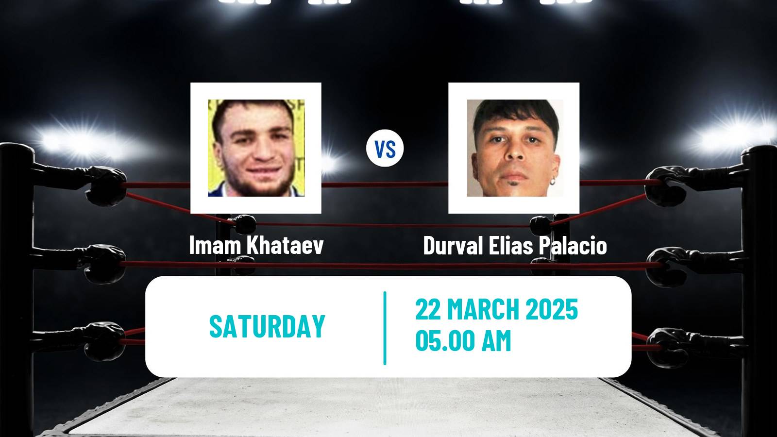 Boxing Light Heavyweight Men Others Matches Imam Khataev - Durval Elias Palacio