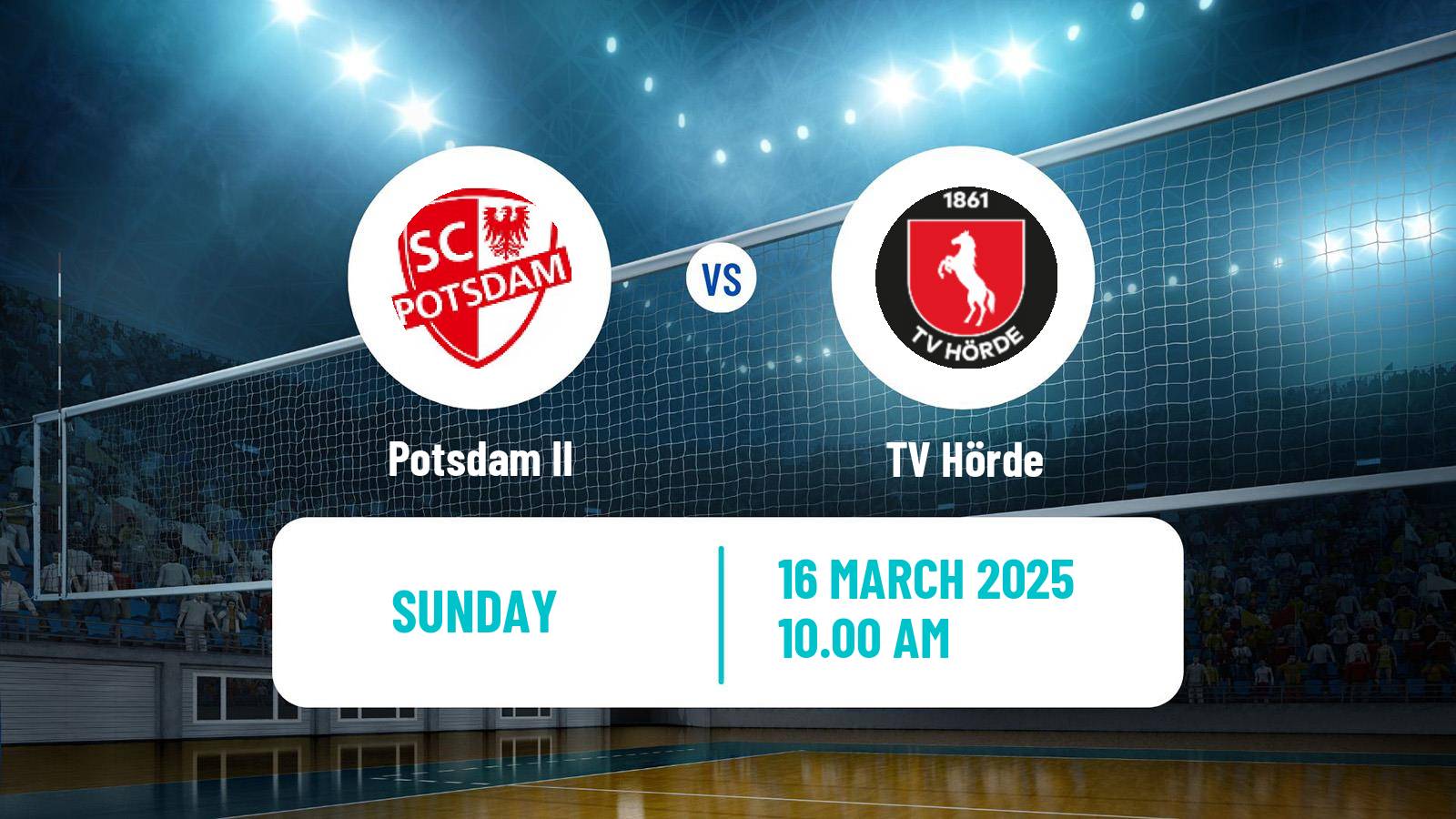 Volleyball German 2 Bundesliga North Volleyball Women Potsdam II - Hörde