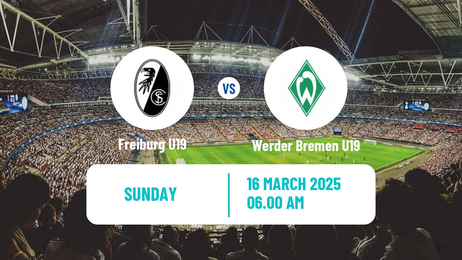 Soccer German DFB Junioren Pokal Freiburg U19 - Werder Bremen U19