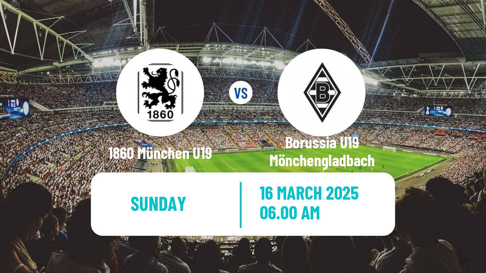 Soccer German DFB Youth League 1860 München U19 - Borussia U19 Mönchengladbach